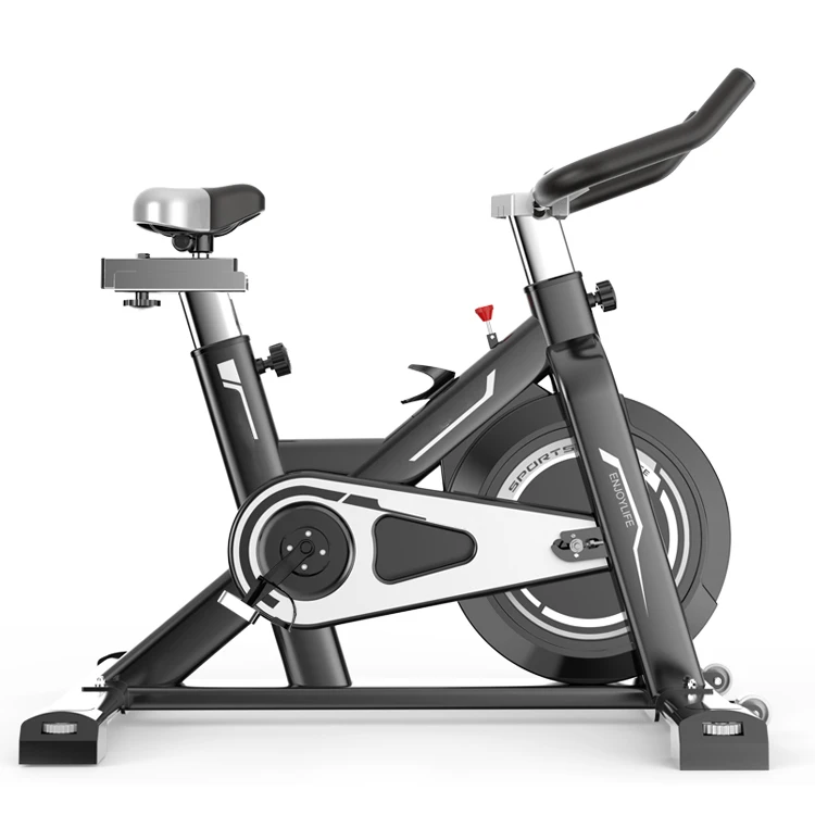 

Stationary gym cycle with comfortable seat, multi-functional handlebar fitness cardio bike,optional heavy flywheel spinning-bike