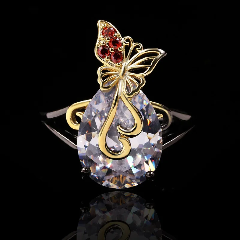 New Design Wholesale Price Antique Designs KYRA01107 Butterfly Shape Ring Antique Gold Plated Gemstone Ring for women, Black
New Design Wholesale Price Antique Designs KYRA01107 Butterfly Shape Ring Antique Gold Plated Gemstone Ring for women, Black