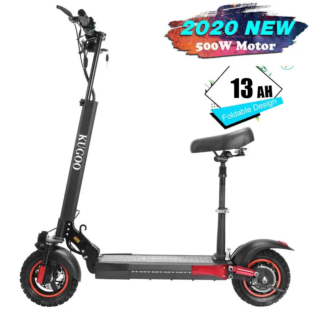 

[Eu Stock]KUGOO M4 Pro foldable 13Ah 500W 2 wheel electric scooter with seat adult electric scooters for sale