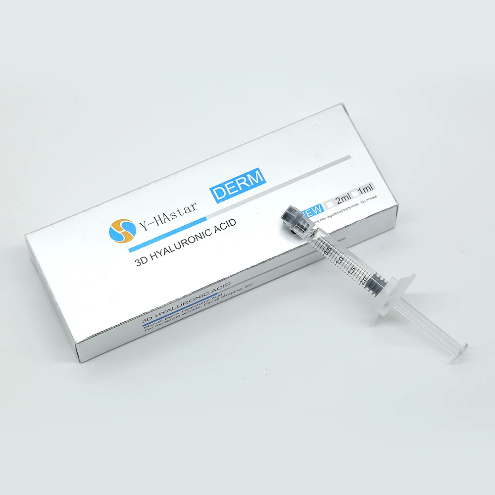 

Injectable Hyaluronic Acid Facial Fine Derm Dermal Filler for lip 2ml, Transparent