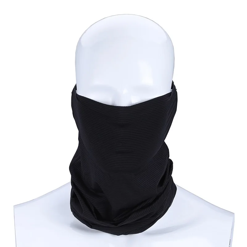 

Factory Hot Sales Cooler Skin Effect Cover Face Anti Uv Sport Face Cover Face Mask, Black , grey