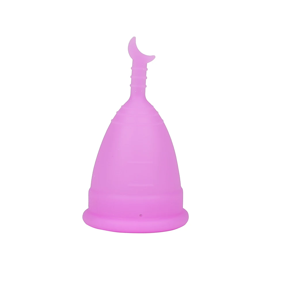 

Pretty Women New Trending Medical Silicone Women Menstrual Cup Reusable Period Steamer Menstrual Cup, White;pink;purple