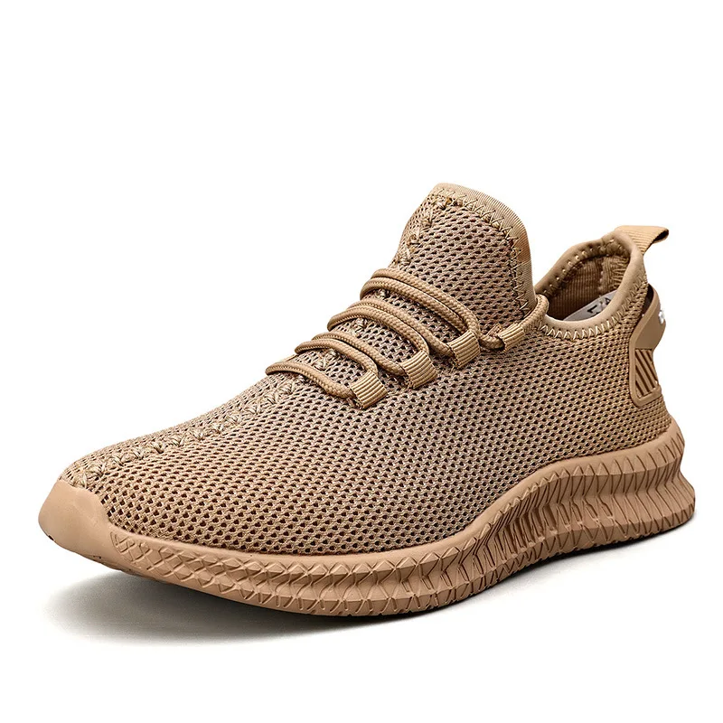 

Summer flying woven large size casual student sports running wish mesh youth board mens casual shoes