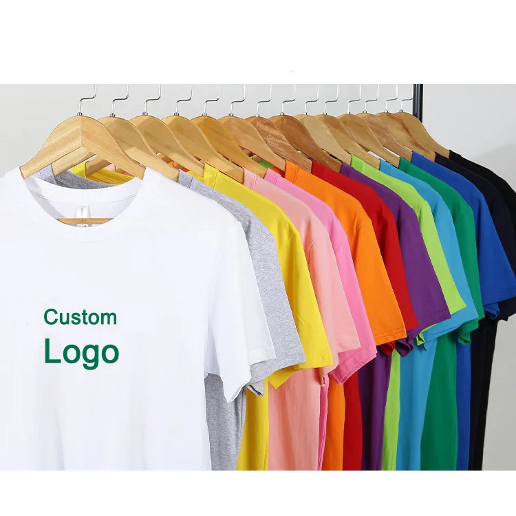 

OEM Brand Logo Custom Printing Short Sleeve Plus Size T-Shirts Cotton Unisex Men t Shirts