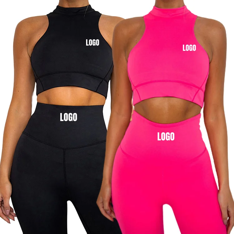 

2021 Women yoga Long Sleeve Set Fitness clothing 2 Piece Women Track Suit Reflective Sport Wearing Women'S Tracksuits Sport Wear, Customized colors