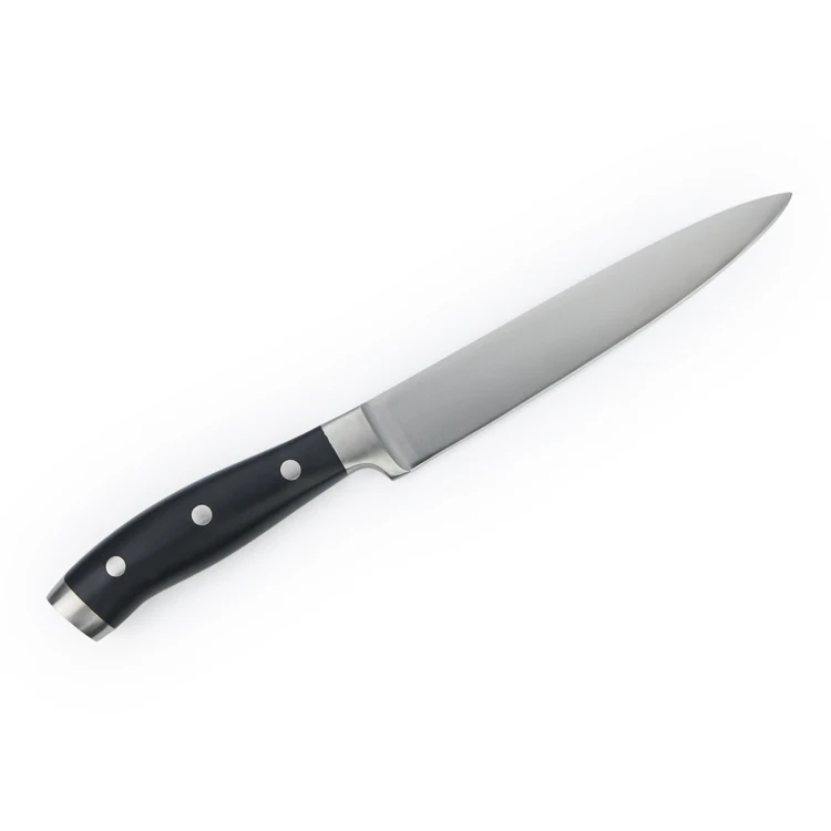 

High Standard Durable 7inch stainless steel sliding knife with POM handle & casting bolster