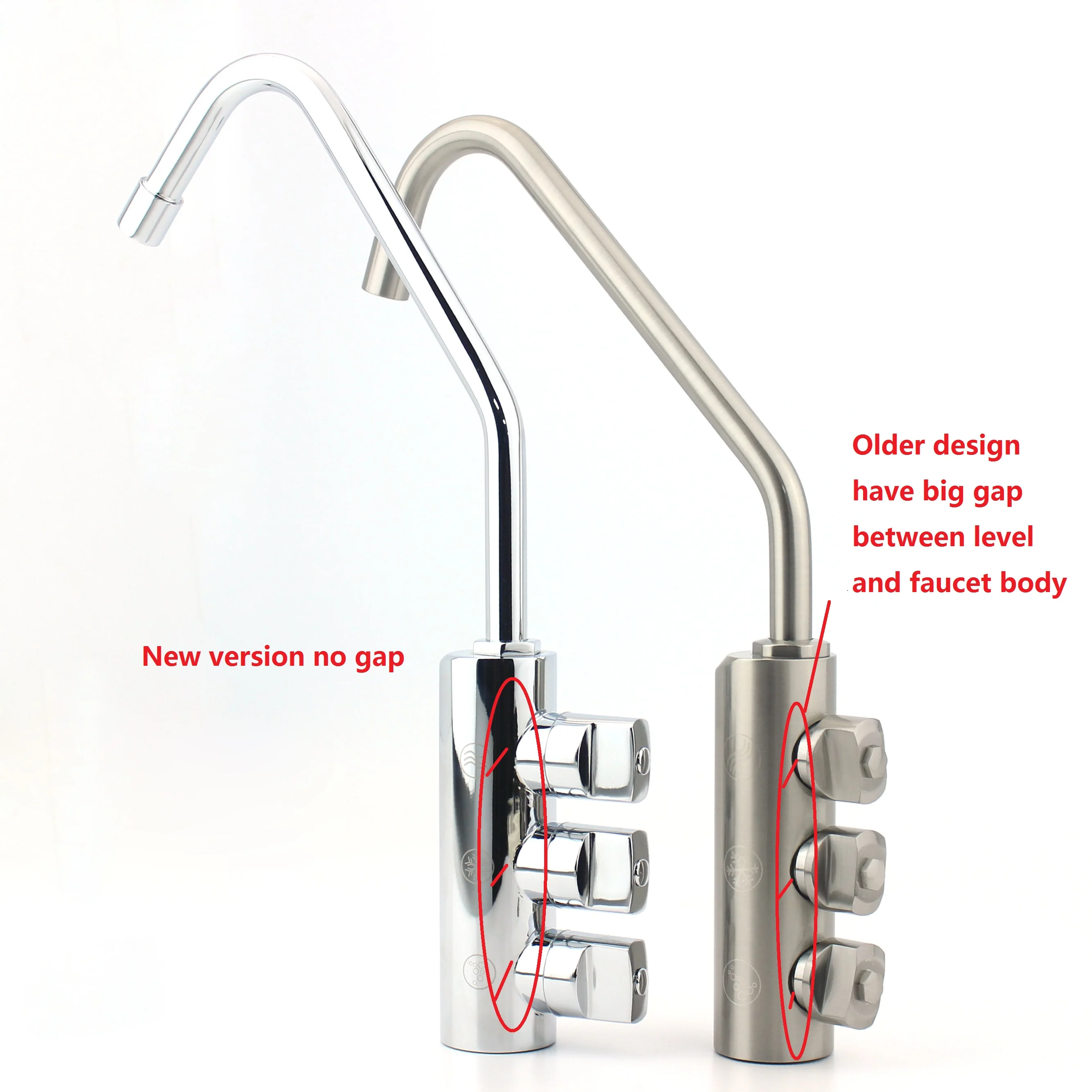 Soda Water Faucet Sparkling Water Kitchen Faucet 3 Way Tap,Cold