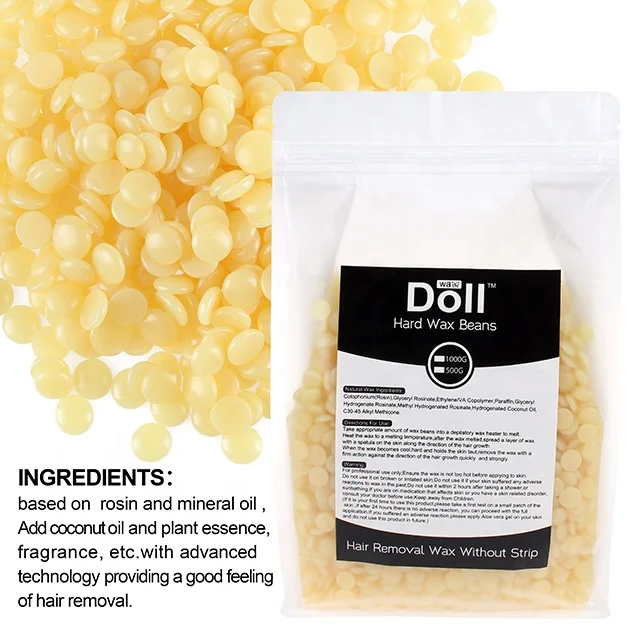 

500g Hard Wax Beans Depilatory hot Wax For Painless Hair removal Natural Rosin Honey wax