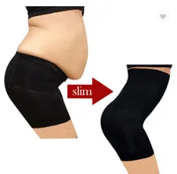 

Womens Shapewear Tummy Control Shorts High-Waist Panty Mid-Thigh Body Shaper Panties Slim shorts