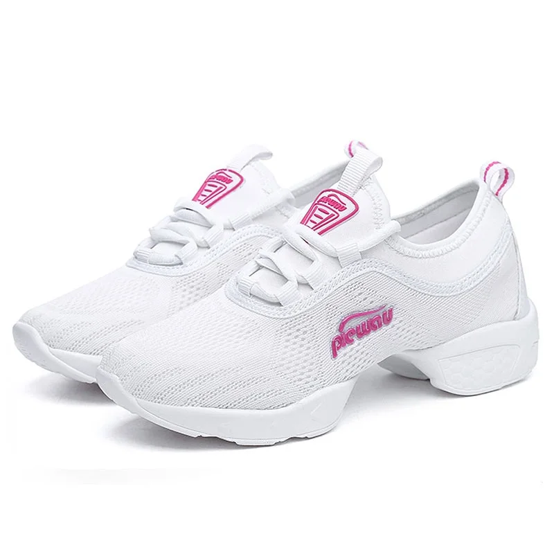 

Wholesale Soft-Soled Modern Jazz Shoes Mesh Breathable Dance Shoes For Women, Black,white,pink