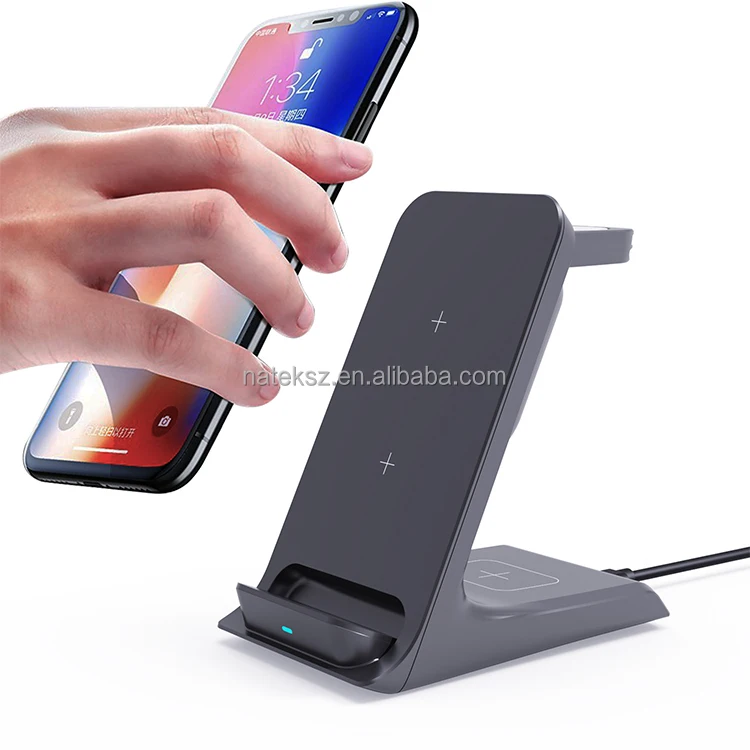 

Wireless Charger 3 in 1 Qi-Certified 15W Fast Charging Station for Apple iWatch Series SE/6/5/4/3/2/1 AirPods and iPhone