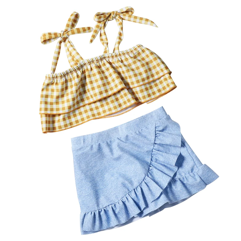 

Little Girls Summer Dresses Kids Character Dress Boutique Girls Boutique Plaid Top Outfit, Picture