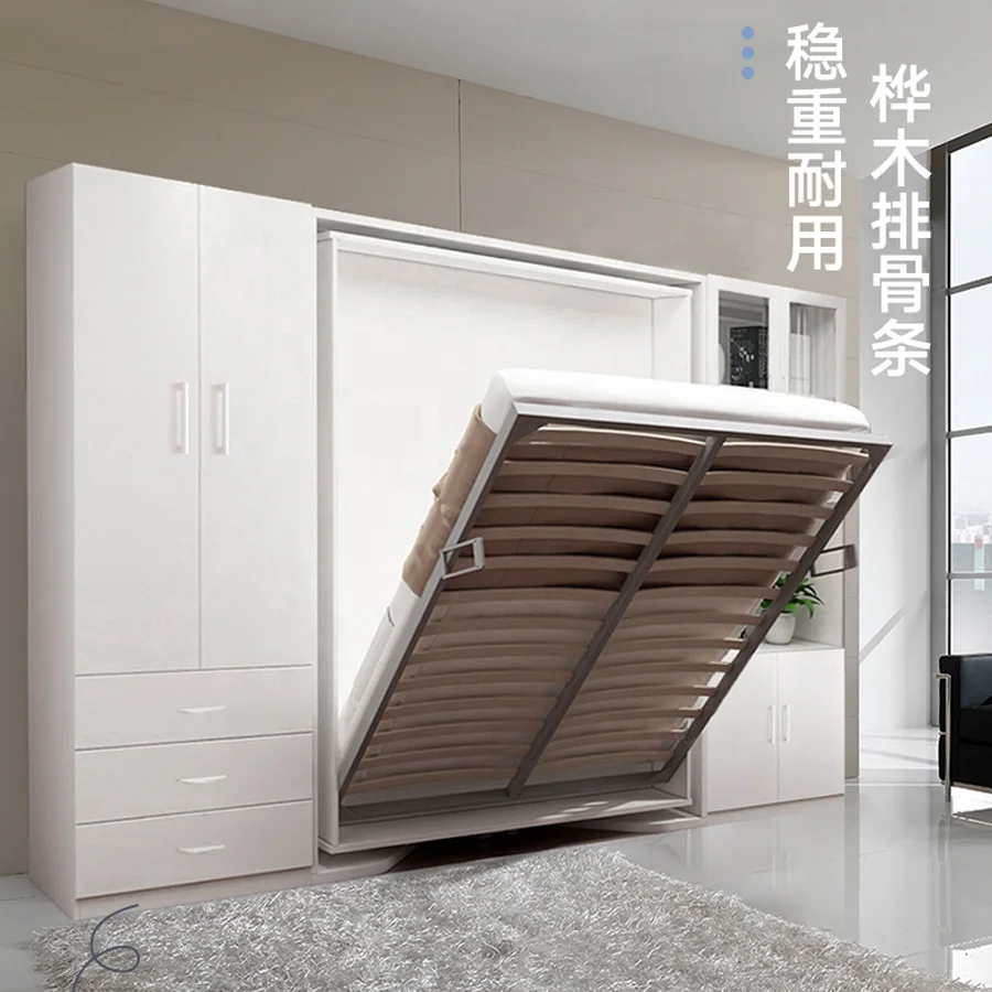 Revolving Murphy Bed Smart Home Furniture Vertical Folding Swivel Wall