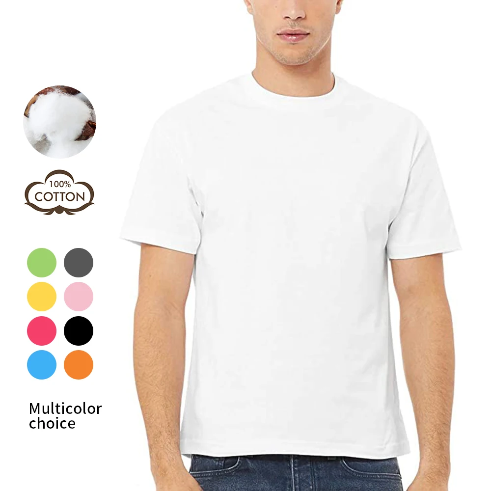 

Mens High Quality Men Custom Printing China White T Shirt