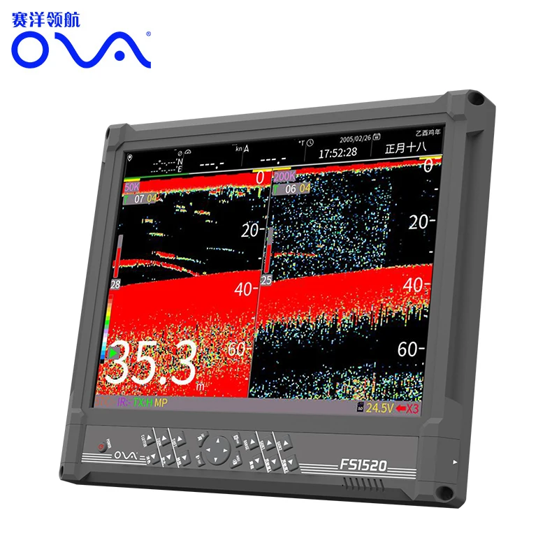 

OVA Marine 15 INCH echo fishfinder 3000ft with transducer