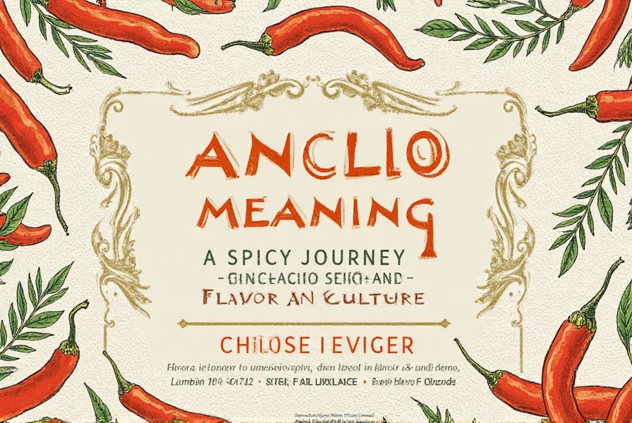 Chocolate sauce with ancho pepper nearby