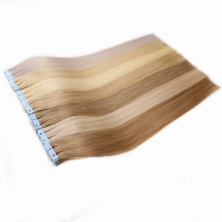 

Wholesale Double Side Strong Tape Extensions Tape in in Hair Extensions Invisible Human Hair Chinese 20pieces Each Color