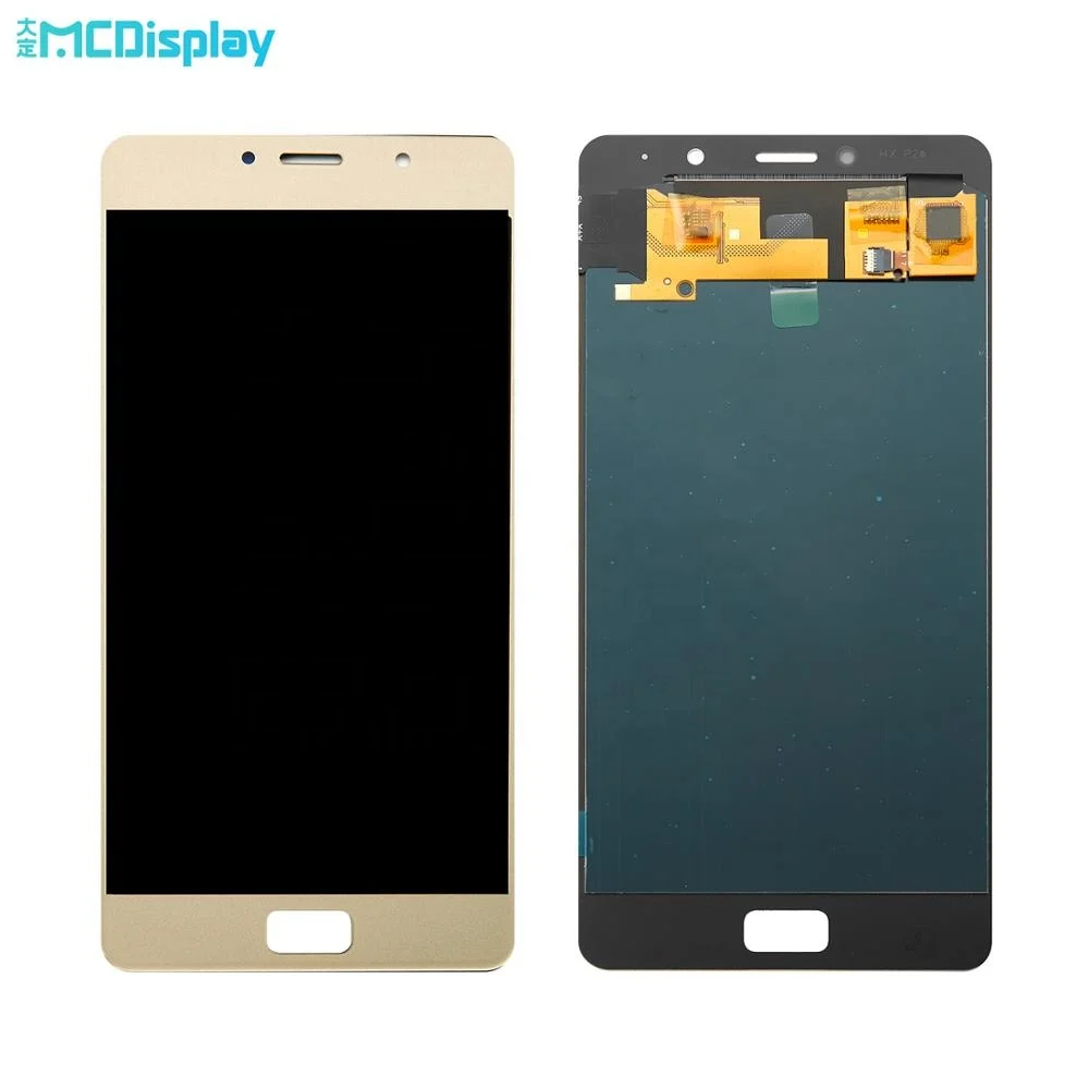 

replacement all new original mobile phone lcd screen for lenovo p2 pantalla tactil lcd, Black/gold