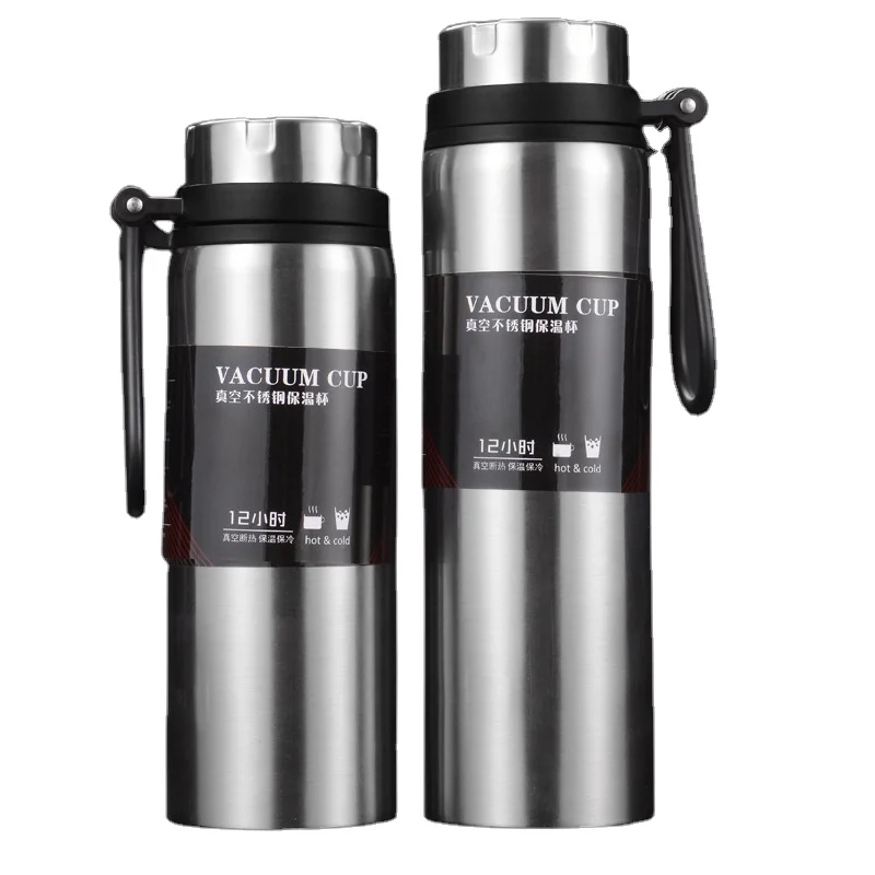 

[JT-FL1000]Portable 1000ml business double walled thermal cup coffee vaccum office tea large capacity thermos, Customized colors acceptable