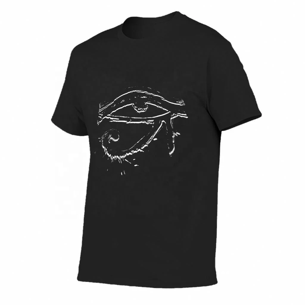 

Men Clothes Eye Of Horus Tshirt Men's Solid Color