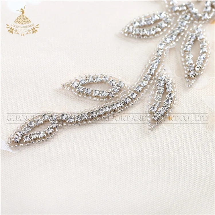 

Wholesale factory price crystal Ins rhinestone applique for garment