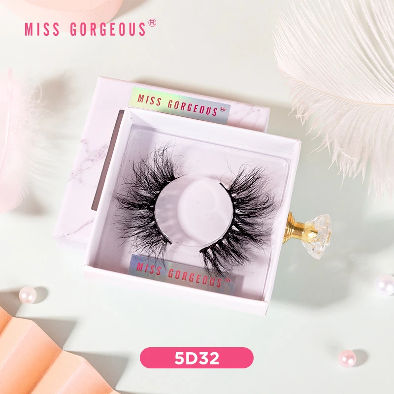 

Miss Gorgeous Best 25Mm 3D Mink Eyelash Vendor With Luxury Lashes Box From China