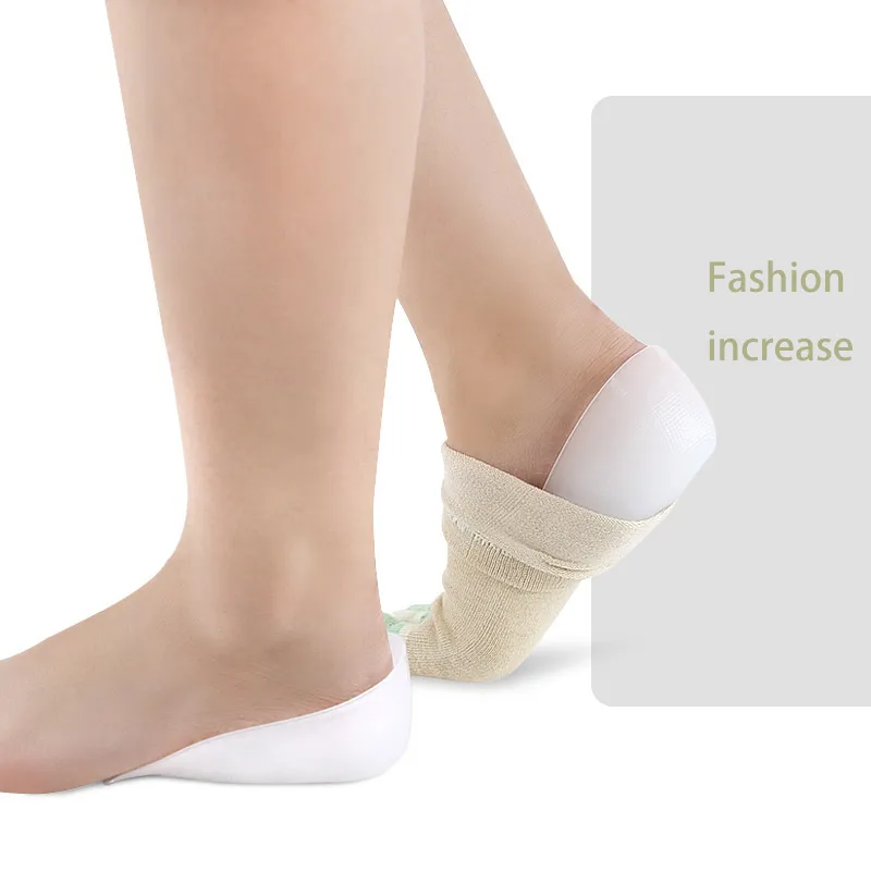 

Hot selling JOGHN Detachable Height Boosting Insolo Height Elevator Insole Cushion Insert Height Increase Insoles, White