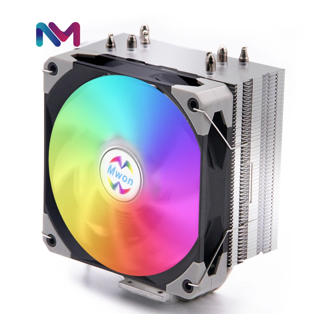 

Mwon 4 heatpipe cpu cooler Best OEM ODM RGB CPU cooler computer ARGB PC CPU Cooler