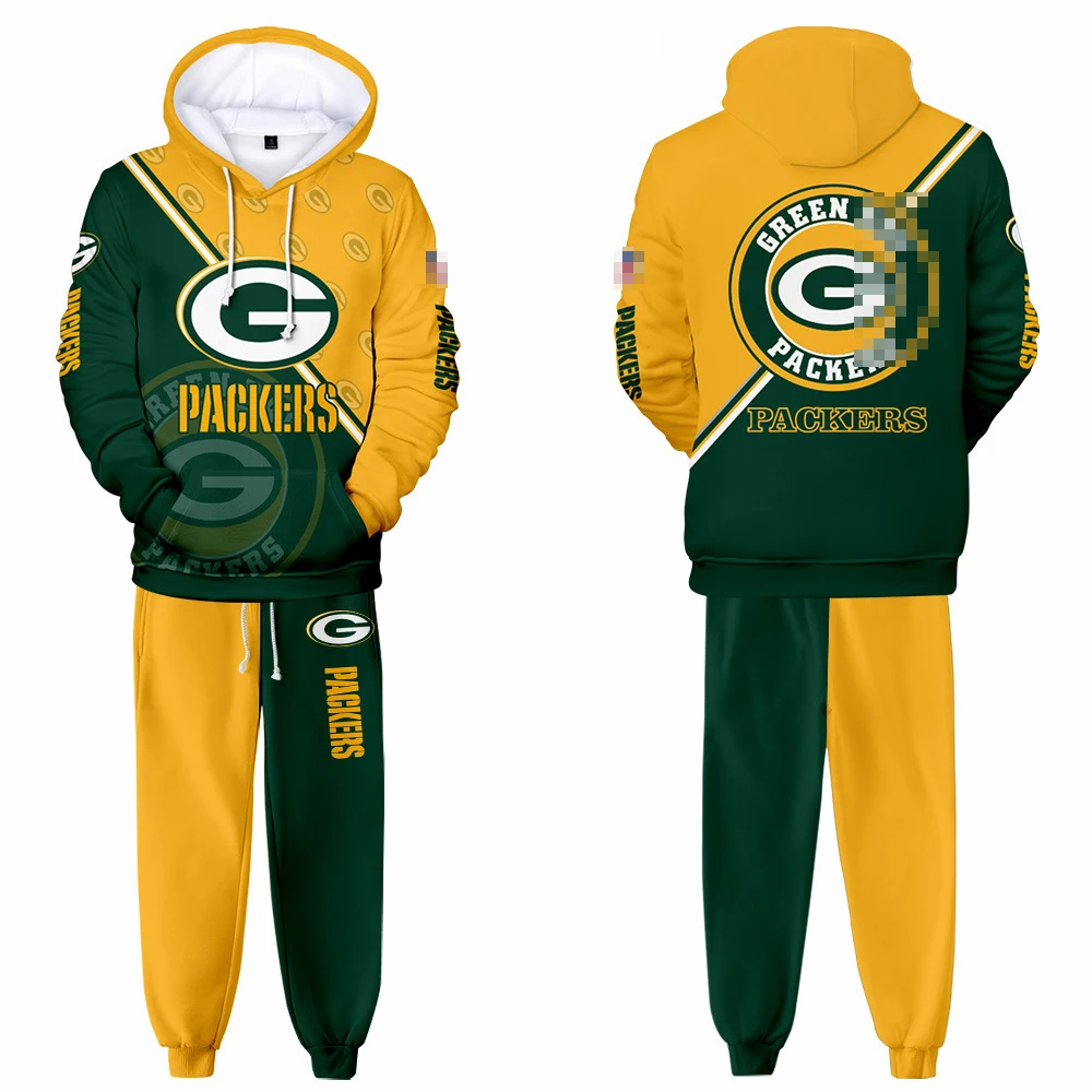 

Factory Manufacture Plus Size 32 Team Printing Hoodie Suits NFL Men Football Hoodies And Pants Set, Mix color