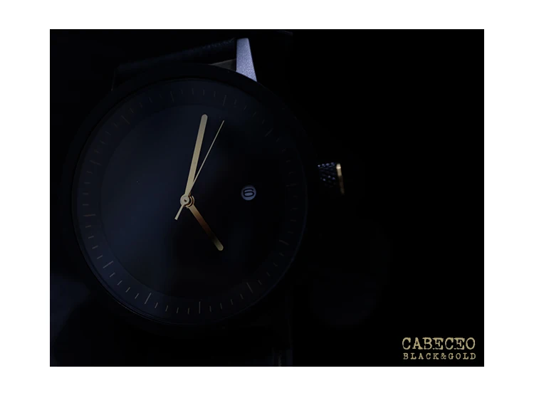 
New ready to ship men watches date China factory water resistant black retail 