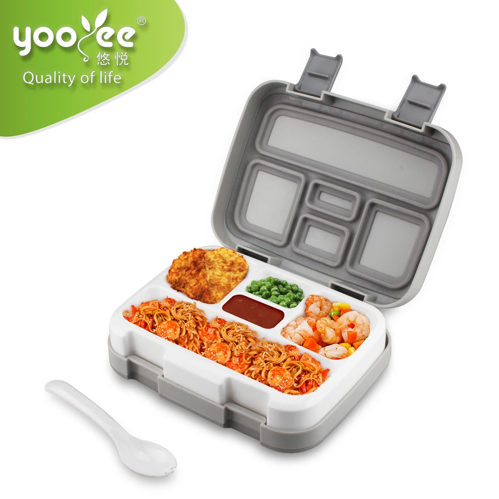 

Kids Bento Lunch Box 5 Compartment Bento Box for Kids Divided Lunch Containers Easy Open School Lunch Containers for Boys Girls, Customized