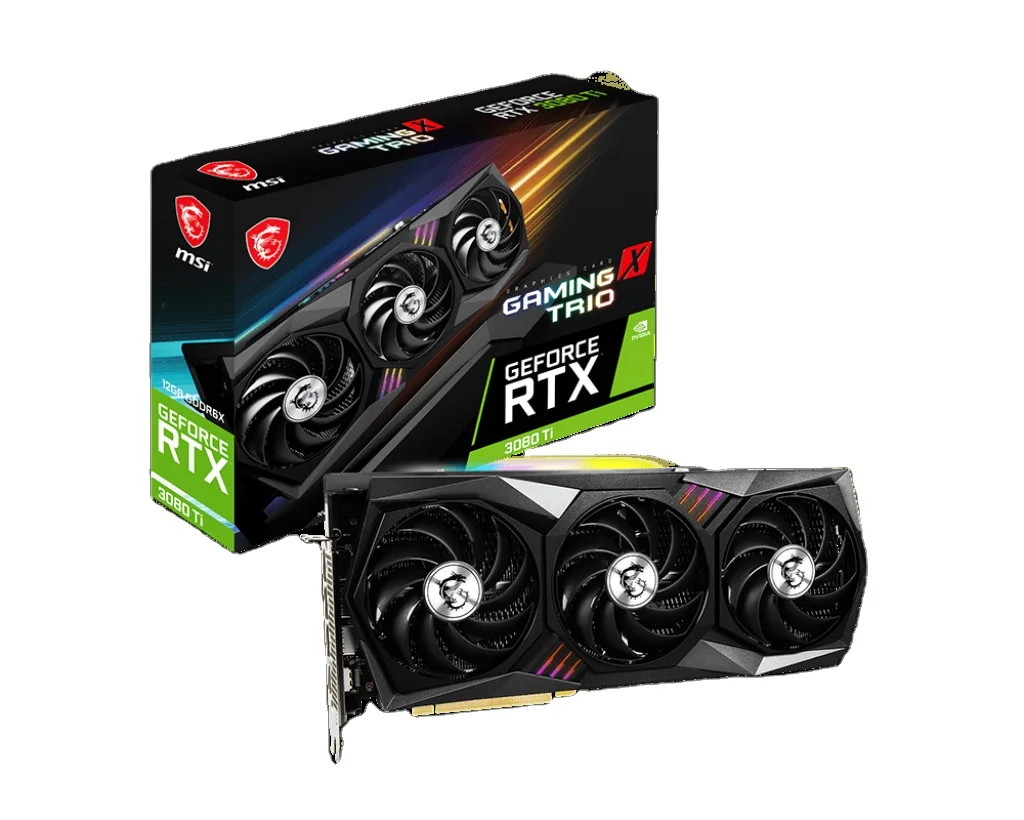 

MSI Graphics Card GeForce RTX 3080 Ti GAMING X TRIO 12G Video Card Mining GPU RTX3080 Ti For desktop mining