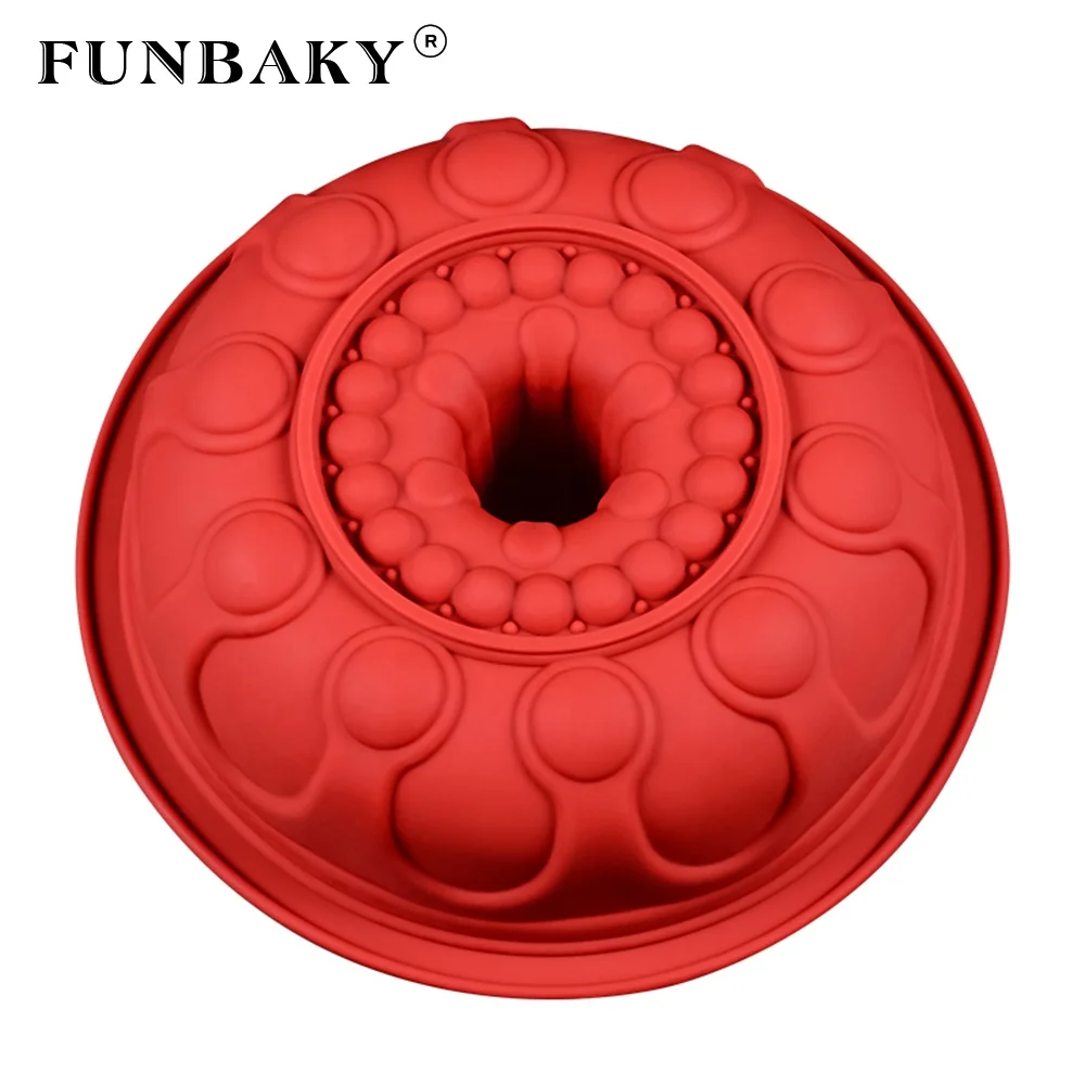 

FUNBAKY Silicone mousse cake molds round shape silicone molds cake food grade baking tools silicone moulds for cakes baking mold, Customized color