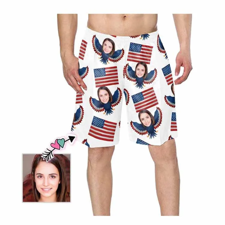 

Dropship customized men large beach shorts custom color