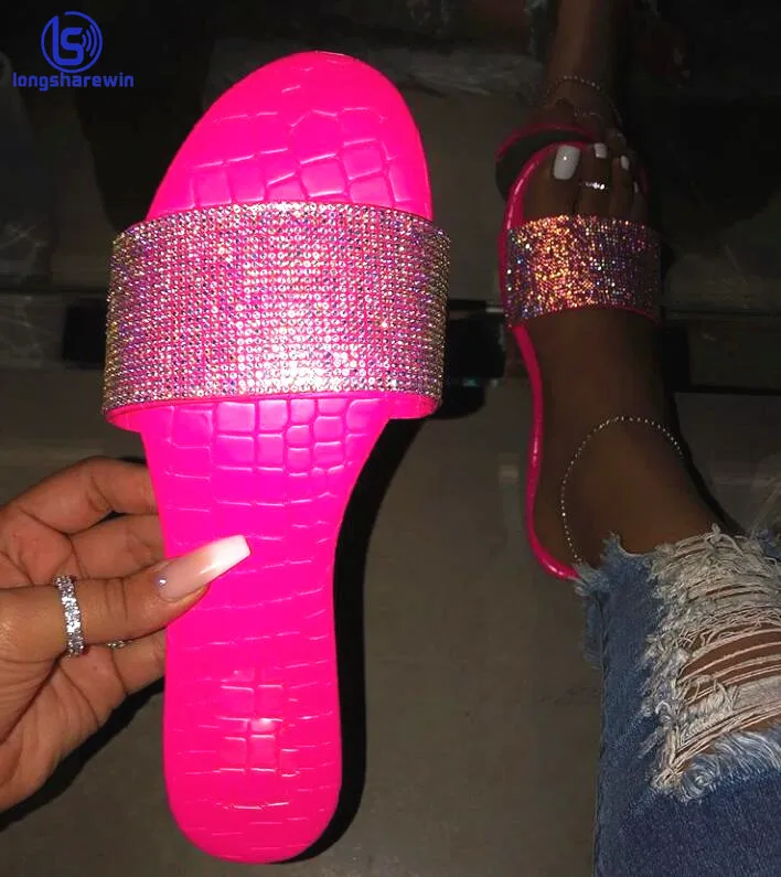 Buy Diamond Slides Slippers For Ladies 