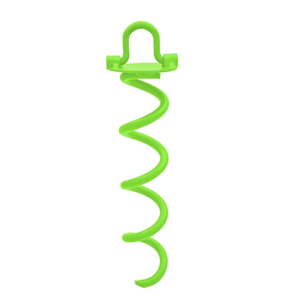 

Spiral Ground Anchor with Dog Tie Out, Trampoline Anchor, Red, black, green, orange