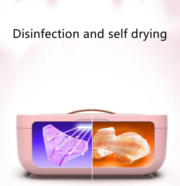 LED UV Light 3 Minutes Setting Disinfection Underwear Sterilization Drying Box