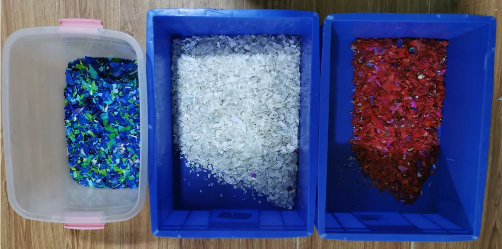 
PP PET bottle flake CCD color sorter machine, waste plastic color separator, PE bottle cap plastic color sorter 