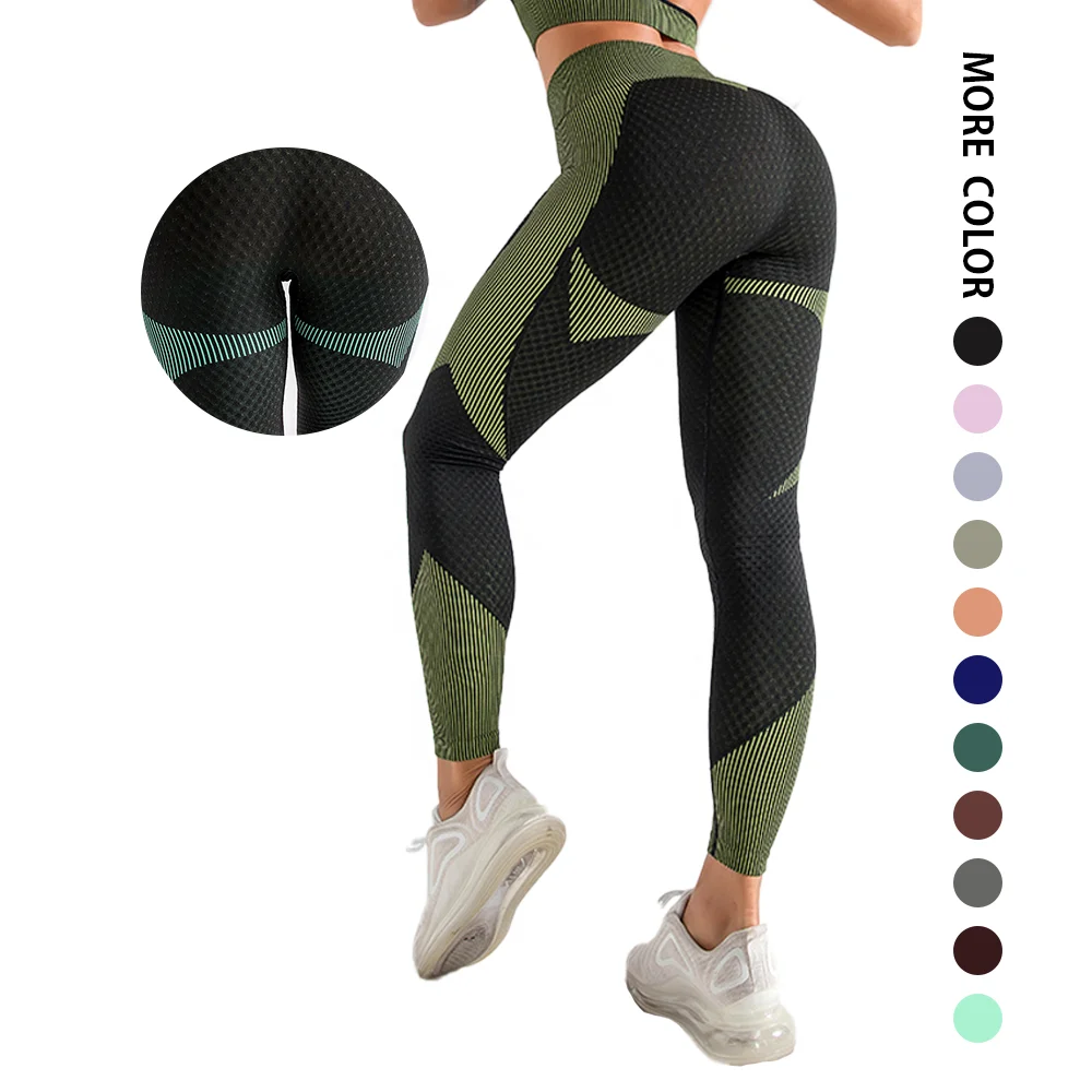 

Hot sale sports plus size 4xl legging seamless yoga high compression scrunch butt women pants leggings