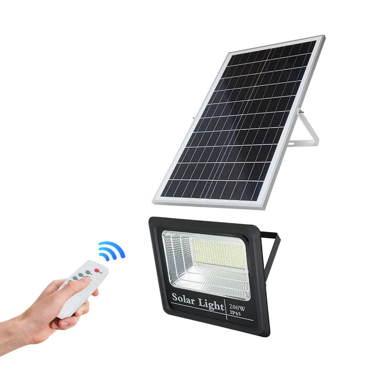 High brightness industrial remote control outdoor ip66 200w solar led flood light prices led projector