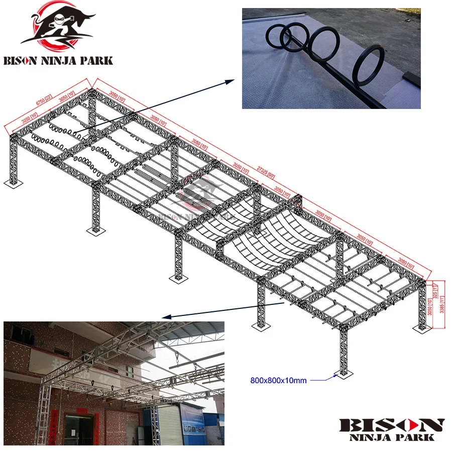 Truss Ramp Outdoor Indoor Aluminum Truss Structure Ramp Tour Obstacle Course ...