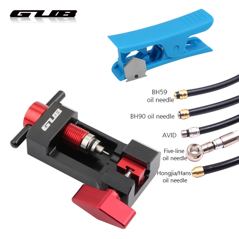 

GUB MTB Road Bike Brake Hydraulic Hose Needle Driver Tool with Cutters For SHIMANO Magura AVID BH90 BH59 Olive Head Tools