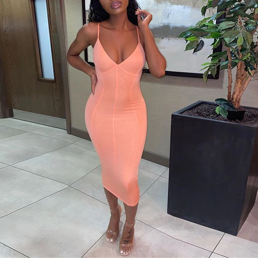 

FS2090D women Sexy solid colors casual dresses Ladies Sheath dress