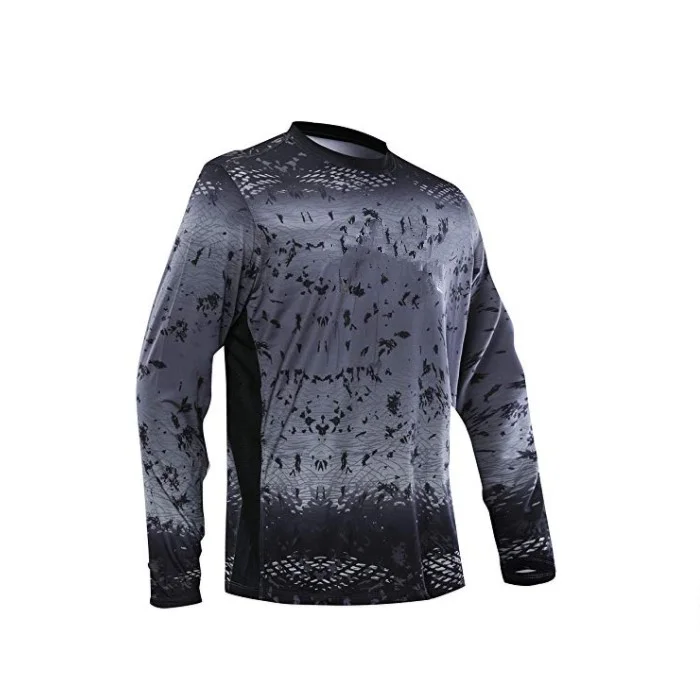 

High quality breathable mesh side vented loos fit fishing wear upf outdoor shirts, Customized full color