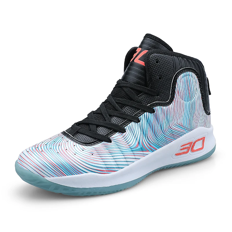 

2020 new design two-tone PU upper men basketball shoes, Any color
