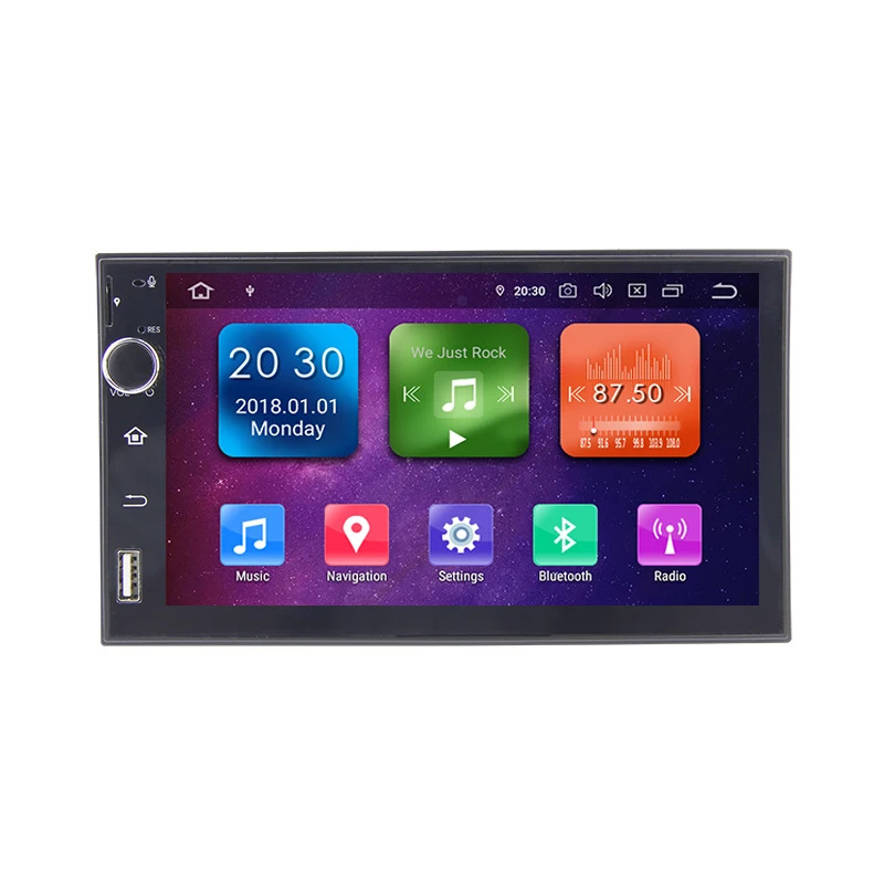

7inch HD Capacitive Touch Screen Android 9.0 Octa-Core 4+64G PX5 Car Radio MP5 Multimedia Player GPS WX7511S