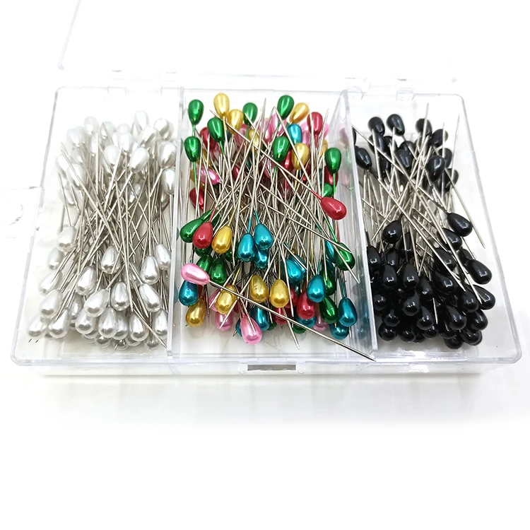 

Wholesale Colorful 54mm Plastic Pearl Head Pins Clothing Sewing Pin