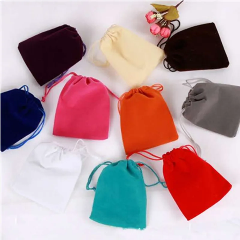 

High quality different sizes colors cotton canvas drawstring pouch gift jewelry packaging bags, Picture shown