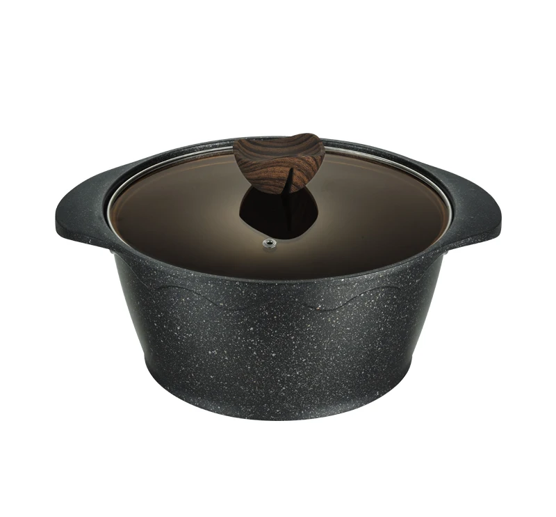 

Non-stick Cookware Set Maifanshi Stone Stew Pot Chinese Cooking Pot Die Casting Aluminum Soup Pot