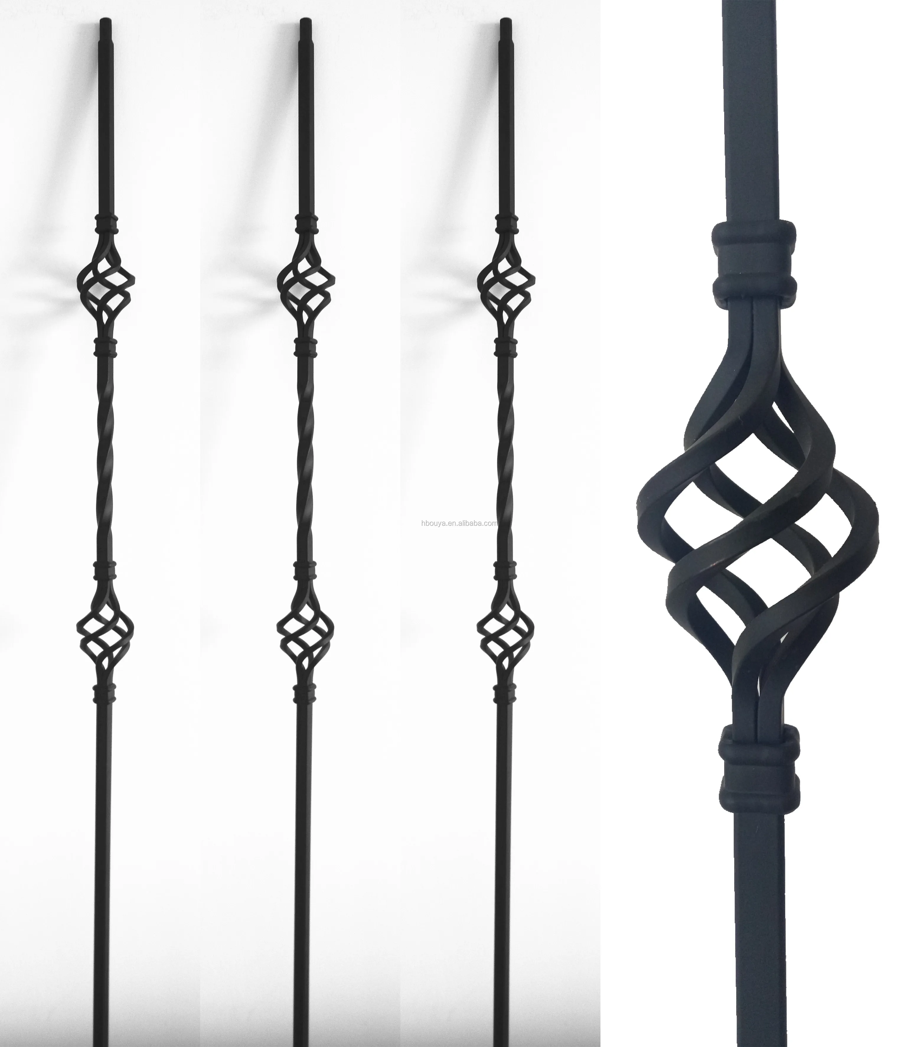 Double Basket Iron Decorative Stair Spindles For Sale Buy Decorative